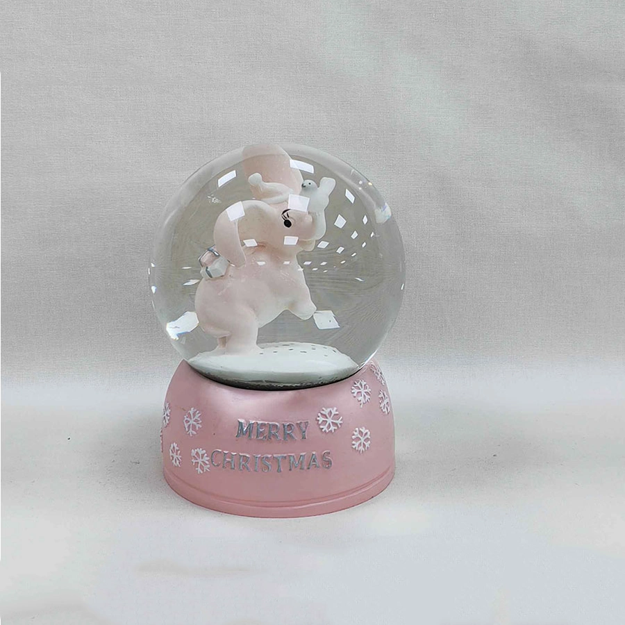 Customized Resin Christmas Santa Claus Snow Globe Series for Indoor Home Table Decoration Gift